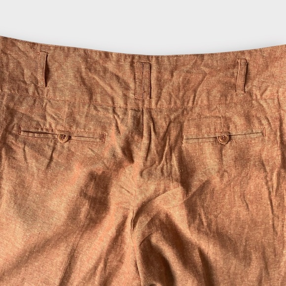 Isaac Mizrahi Crop Wide Leg Linen Capri Pants - Picture 6 of 9